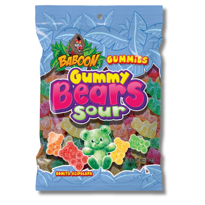 Gummy Bears Sour | Pack of 6