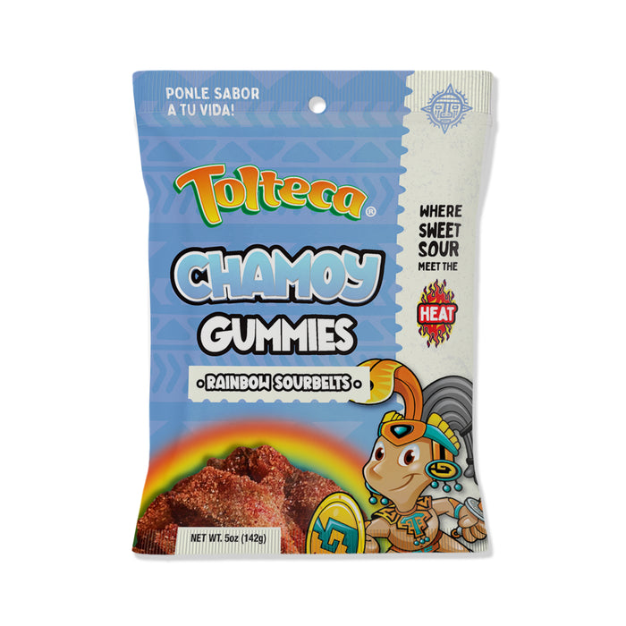 RAINBOW SOURBELTS CHAMOY GUMMIES