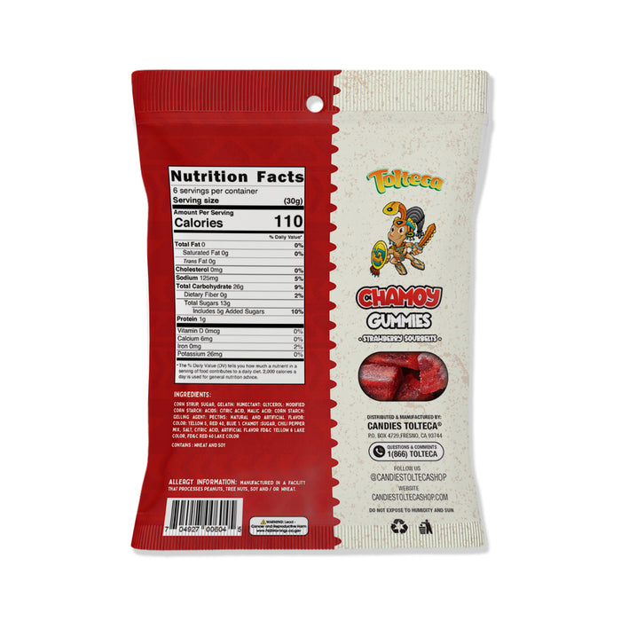 STRAWBERRY SOUR BELTS CHAMOY GUMMIES