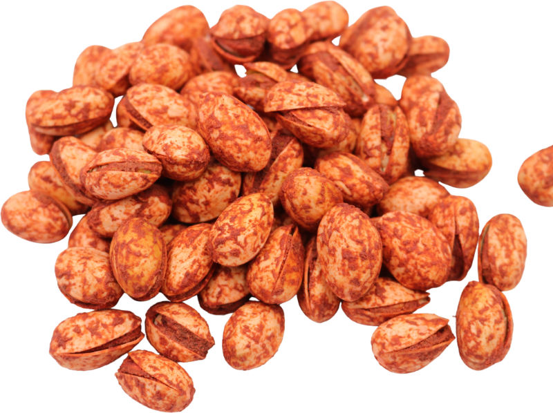 Chili-seasoned pistachios
